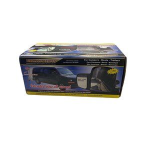 NWT Longview Extended Towing Mirrors w/ Flames GM Trucks 2014 to Current